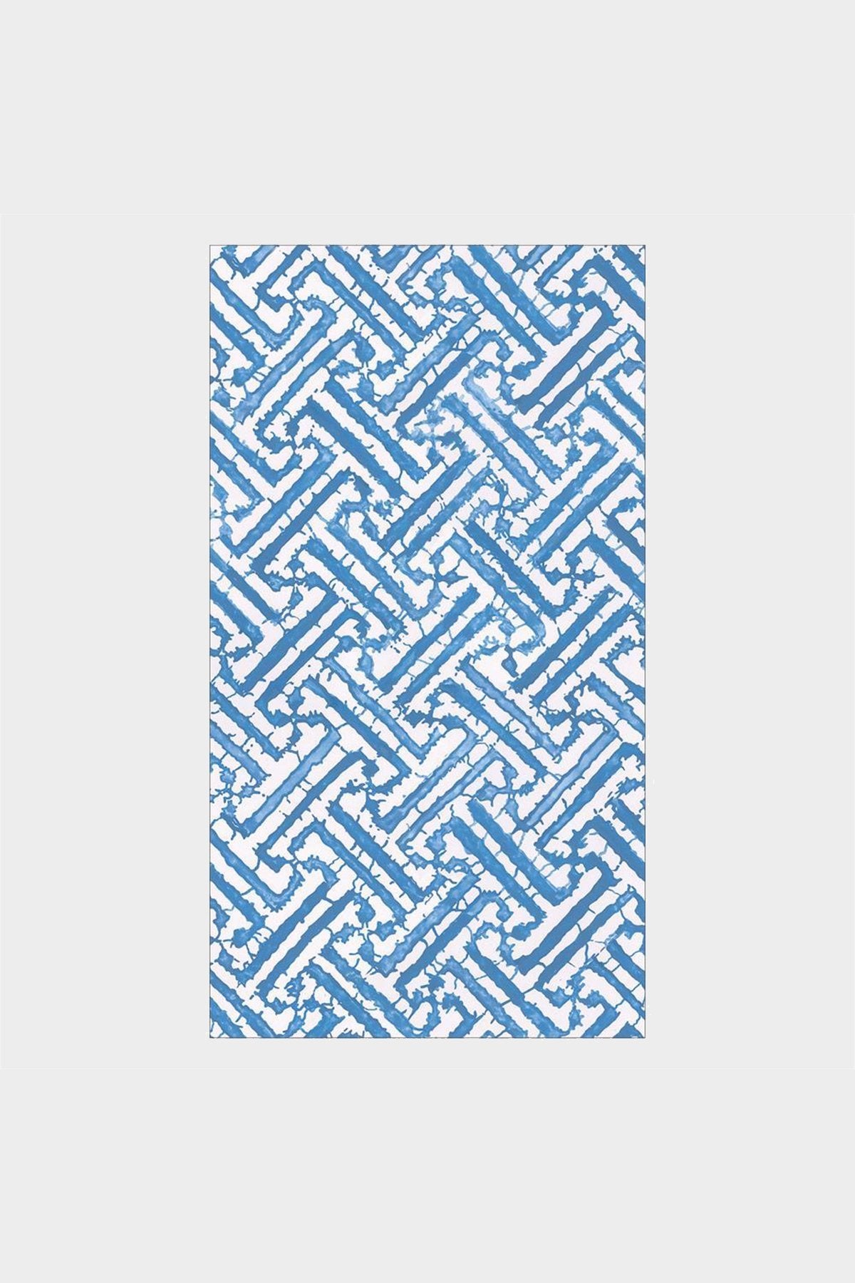 Fretwork Paper Guest Towel Napkins in Blue