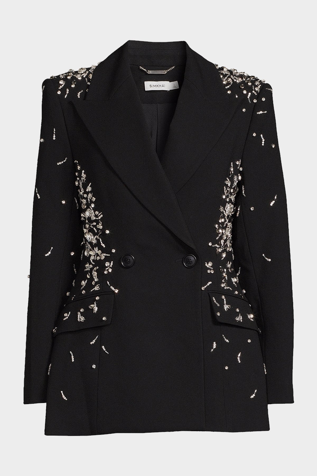 Getty Single Breasted Blazer in Black