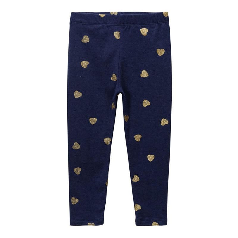 Girls Shine Heart Print Pant