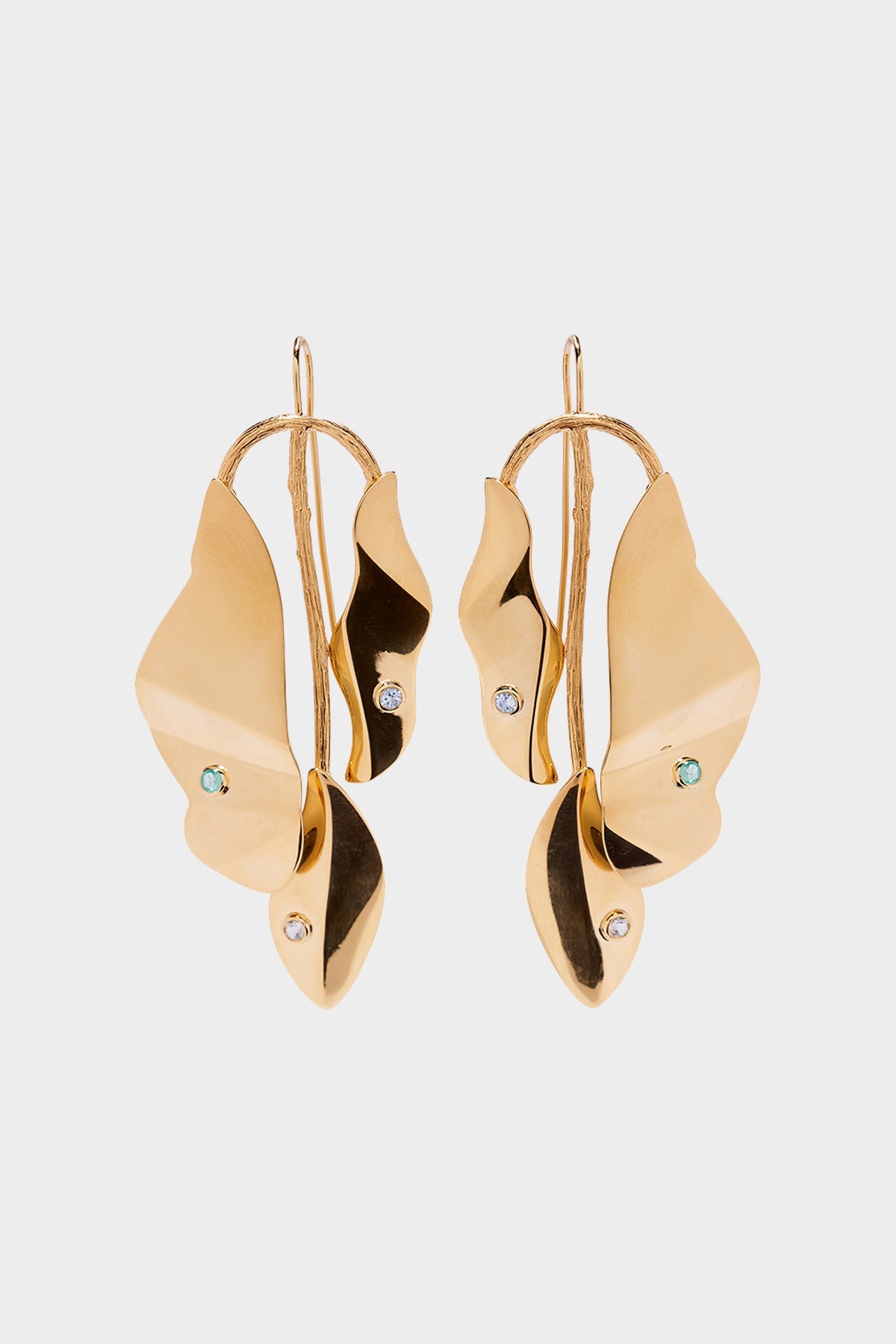 Gold Breeze Earrings in Gold