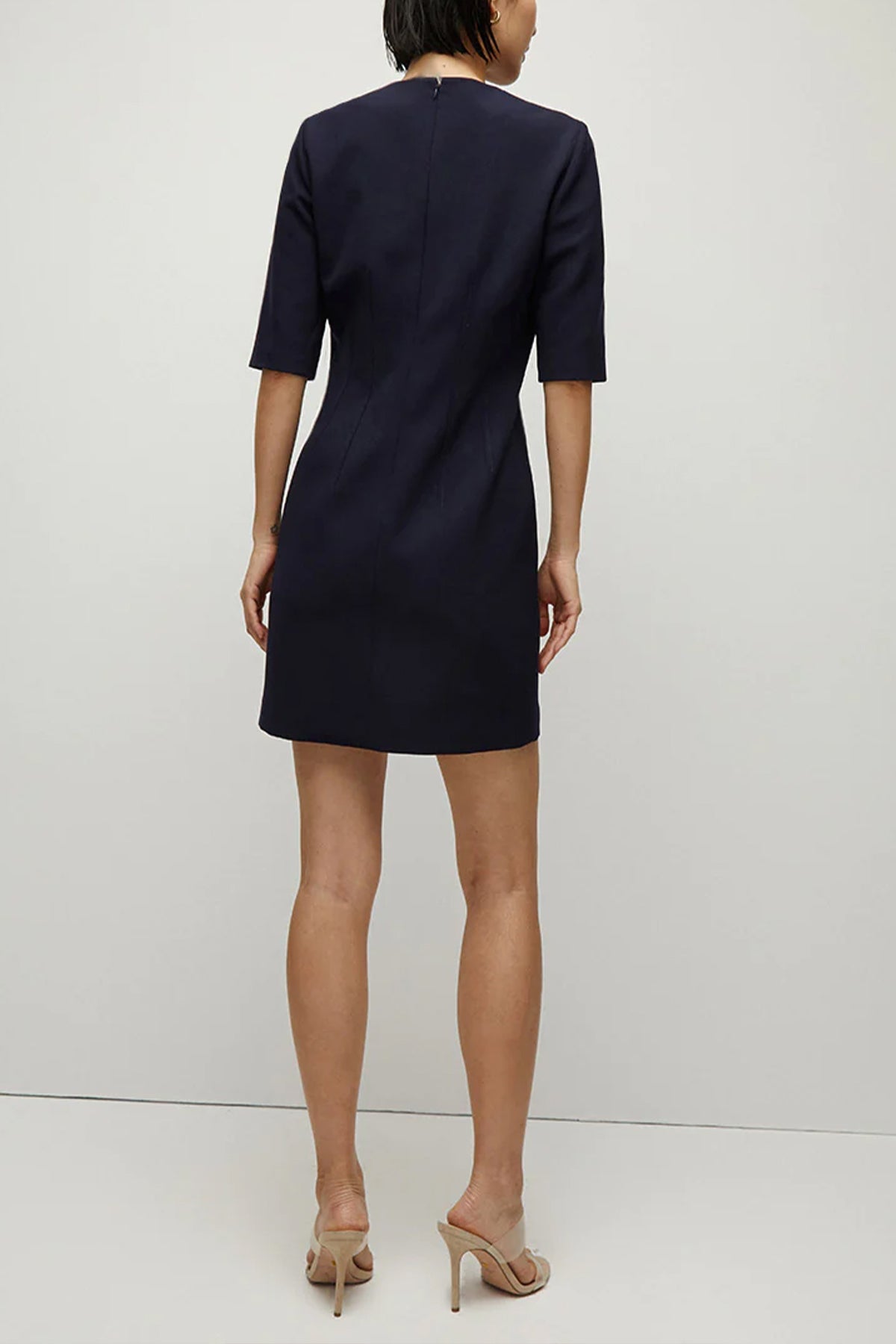 Hayek Dress in Navy