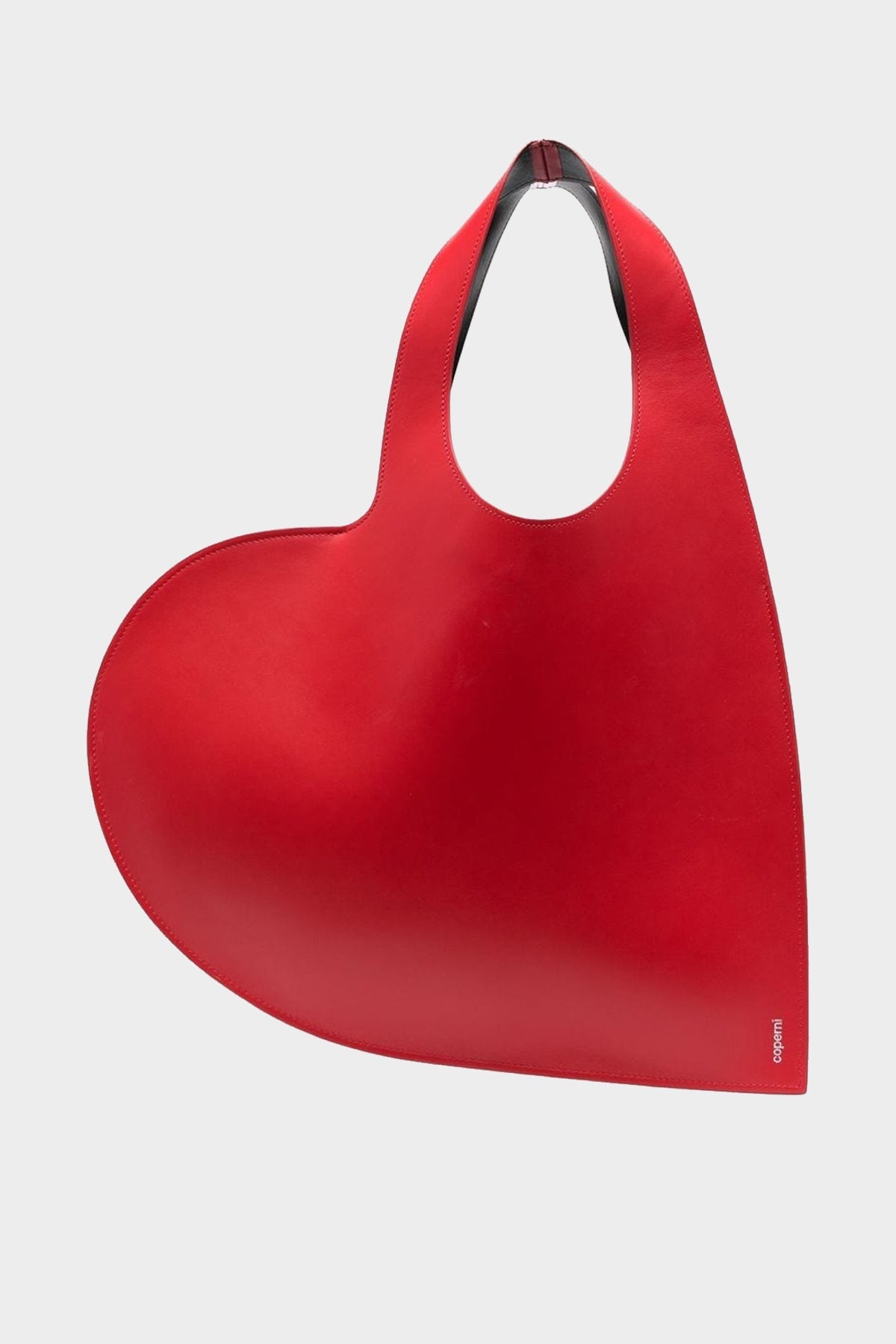 Heart Tote Bag in Bright Red