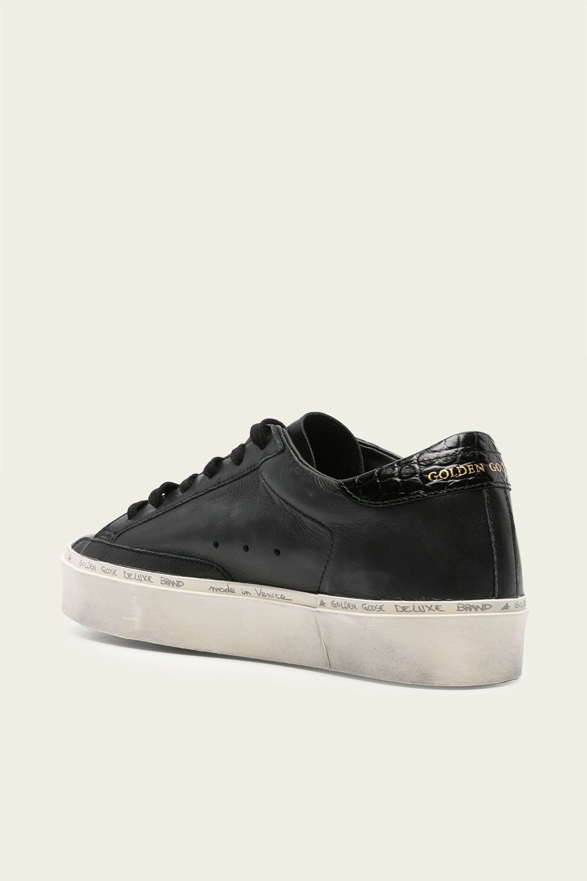 Hi-Star All Black Leather Sneaker