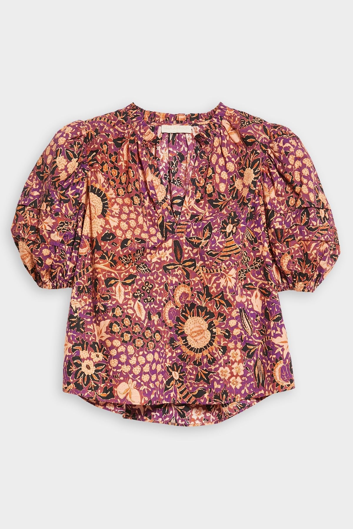 Imari Top in Black Currant