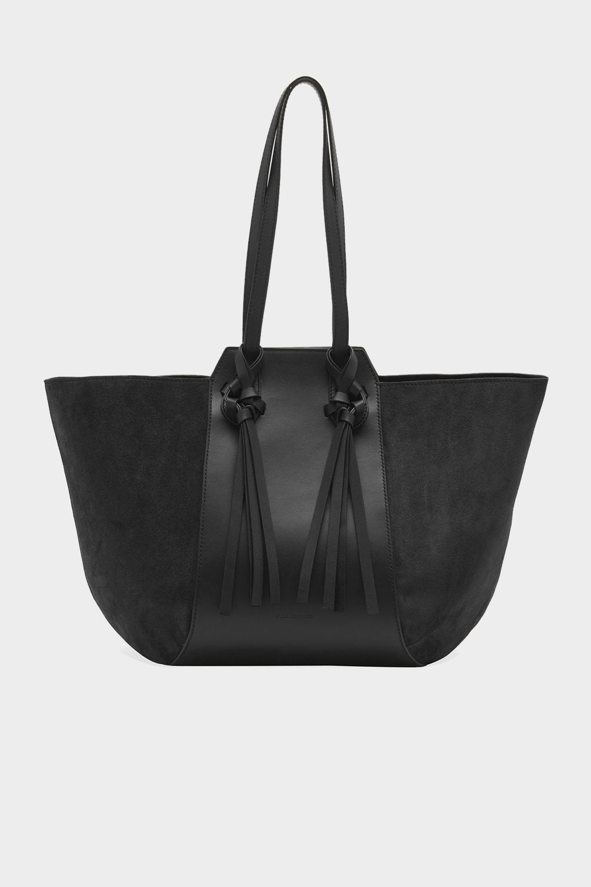 Imogen Large Carryall Tote in Noir Suede