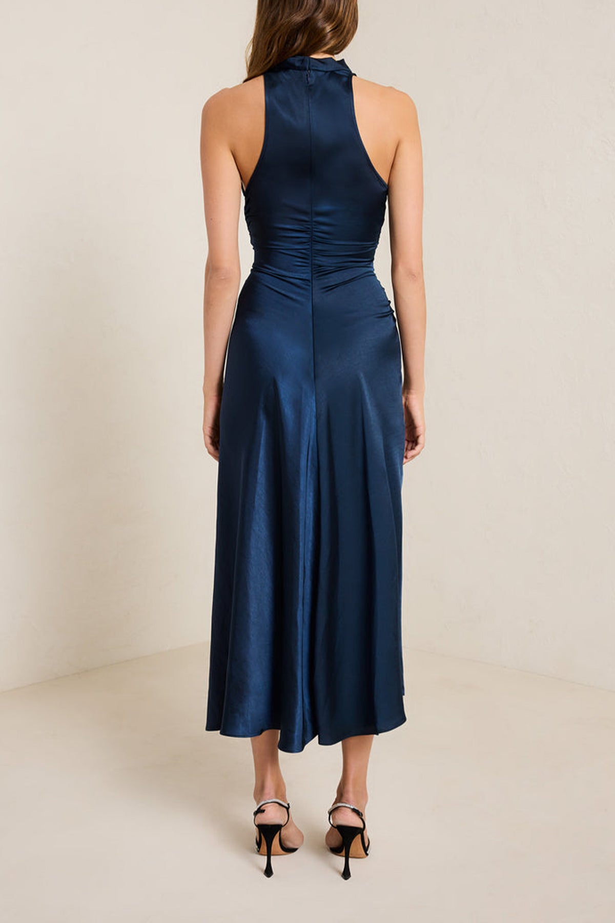 Inez Dress in Dark Sapphire