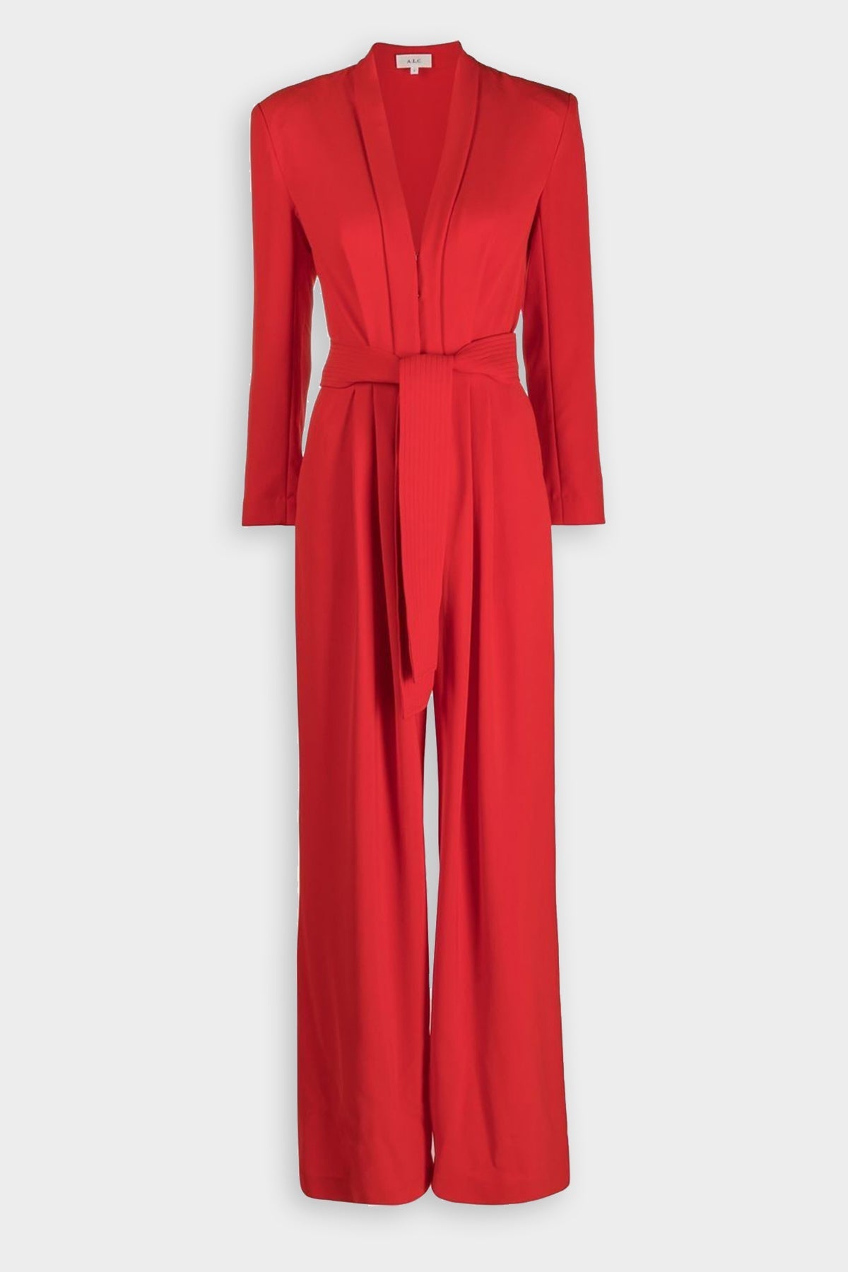 Kieran II Wide-Leg Jumpsuit in Garnet | A.L.C.