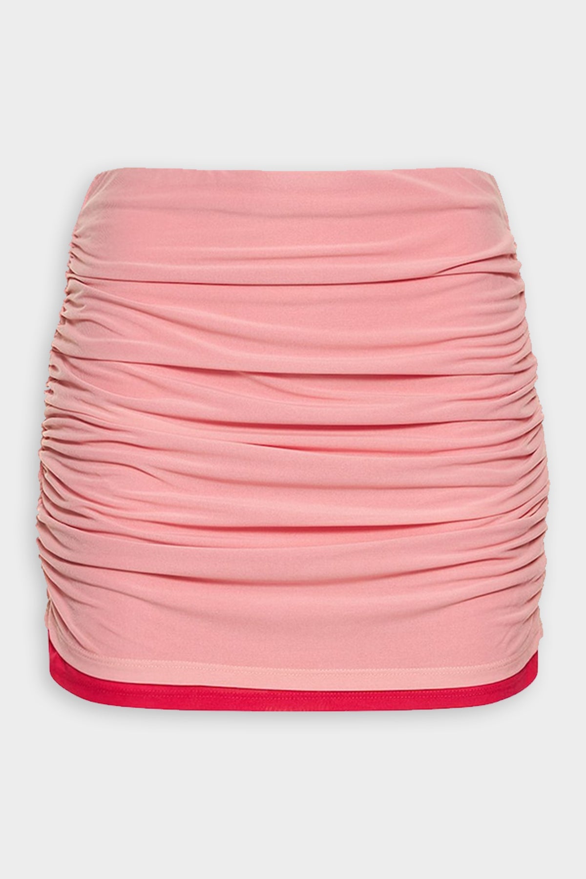 Mesh Tweet Skirt in Powder Pink