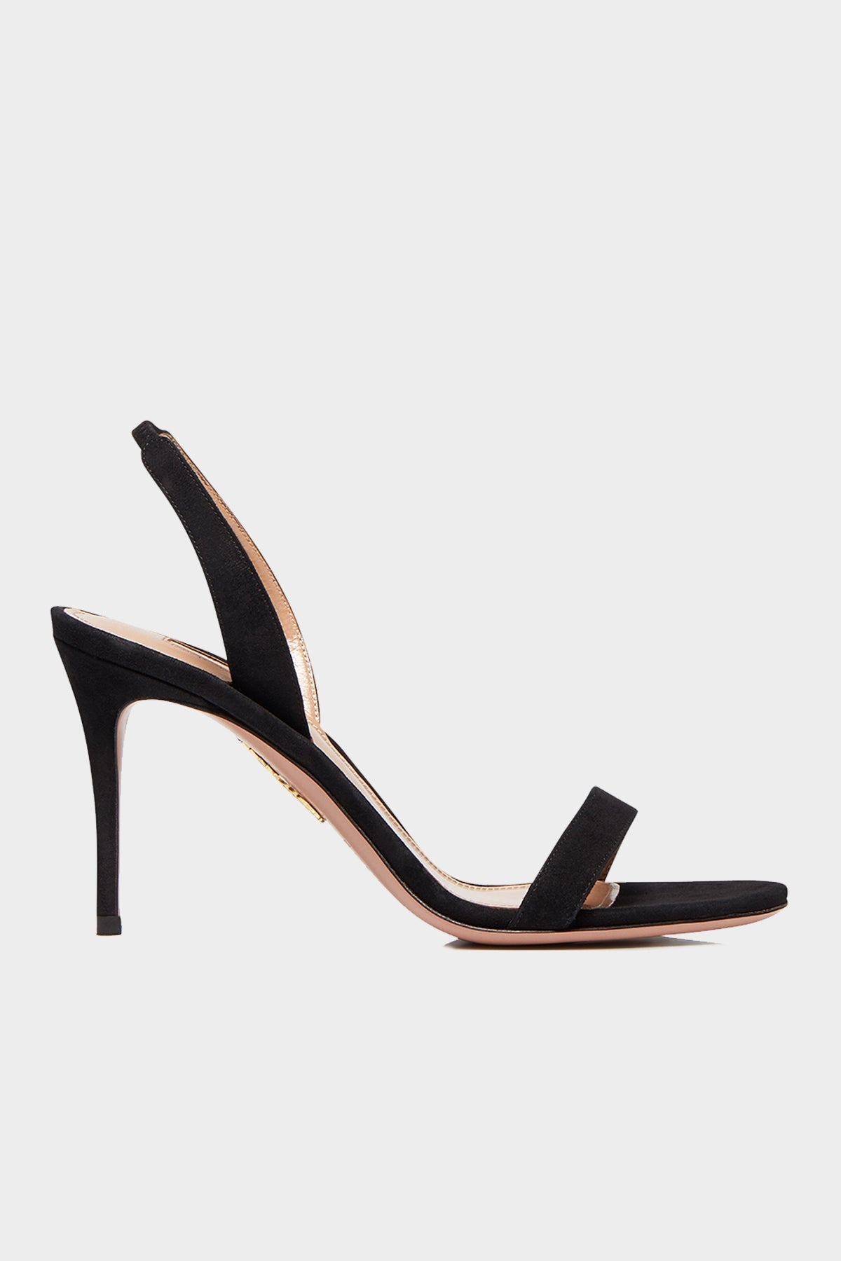 Shop Aquazzura So Nude Sandal 85 In Black