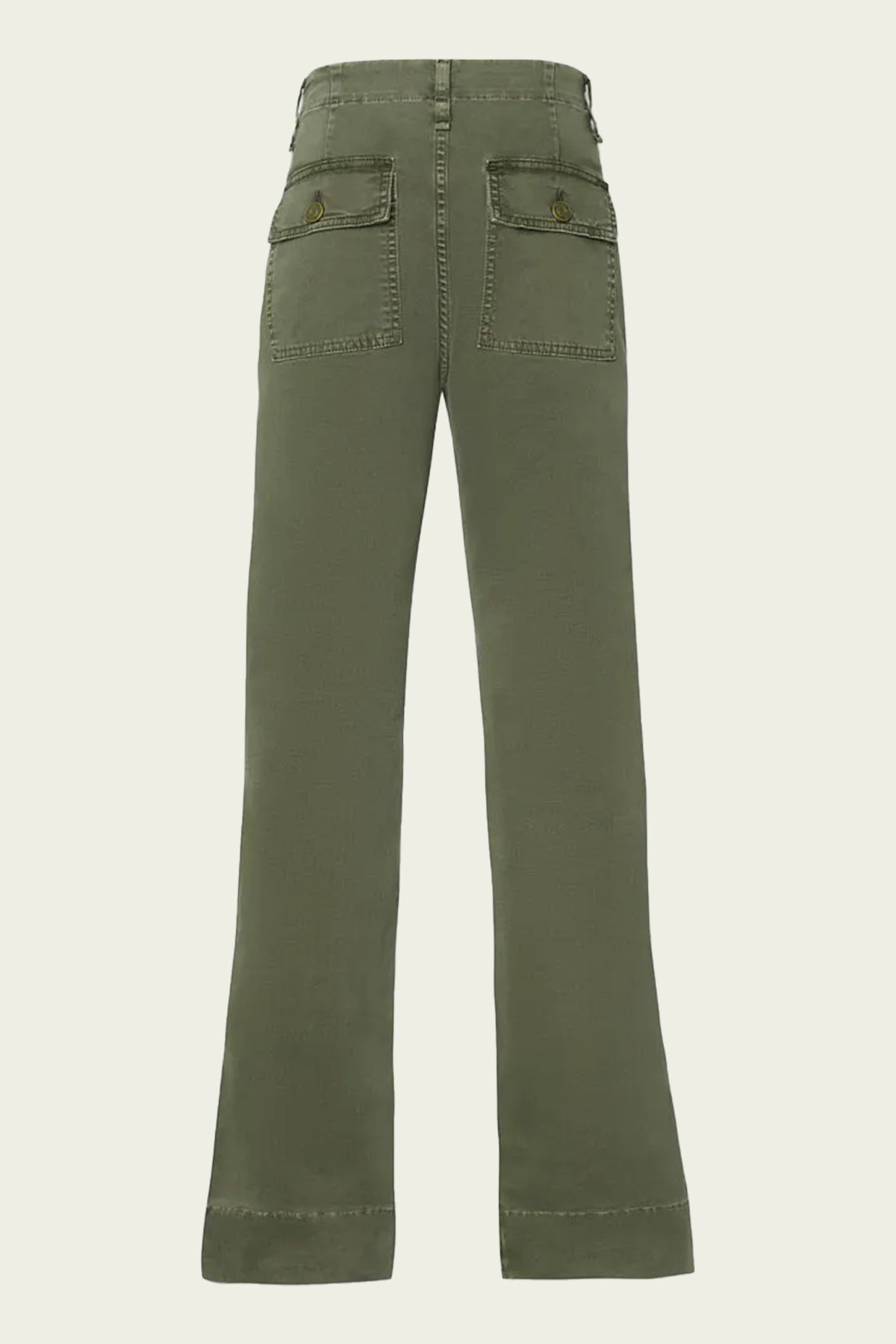 Olivia patch pockets slim-leg pant