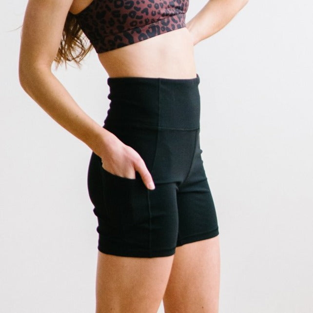 Biker Shorts - 6''- Black Marble | MT SPORT