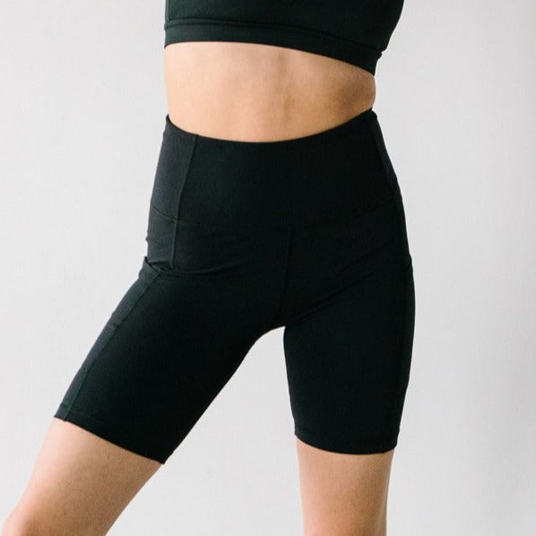 Biker Shorts - 6''- Black Marble | MT SPORT