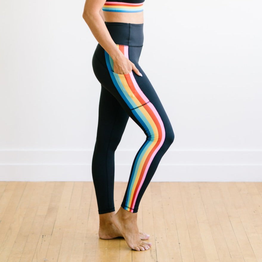 Inspire Leggings - Rainbow Foil