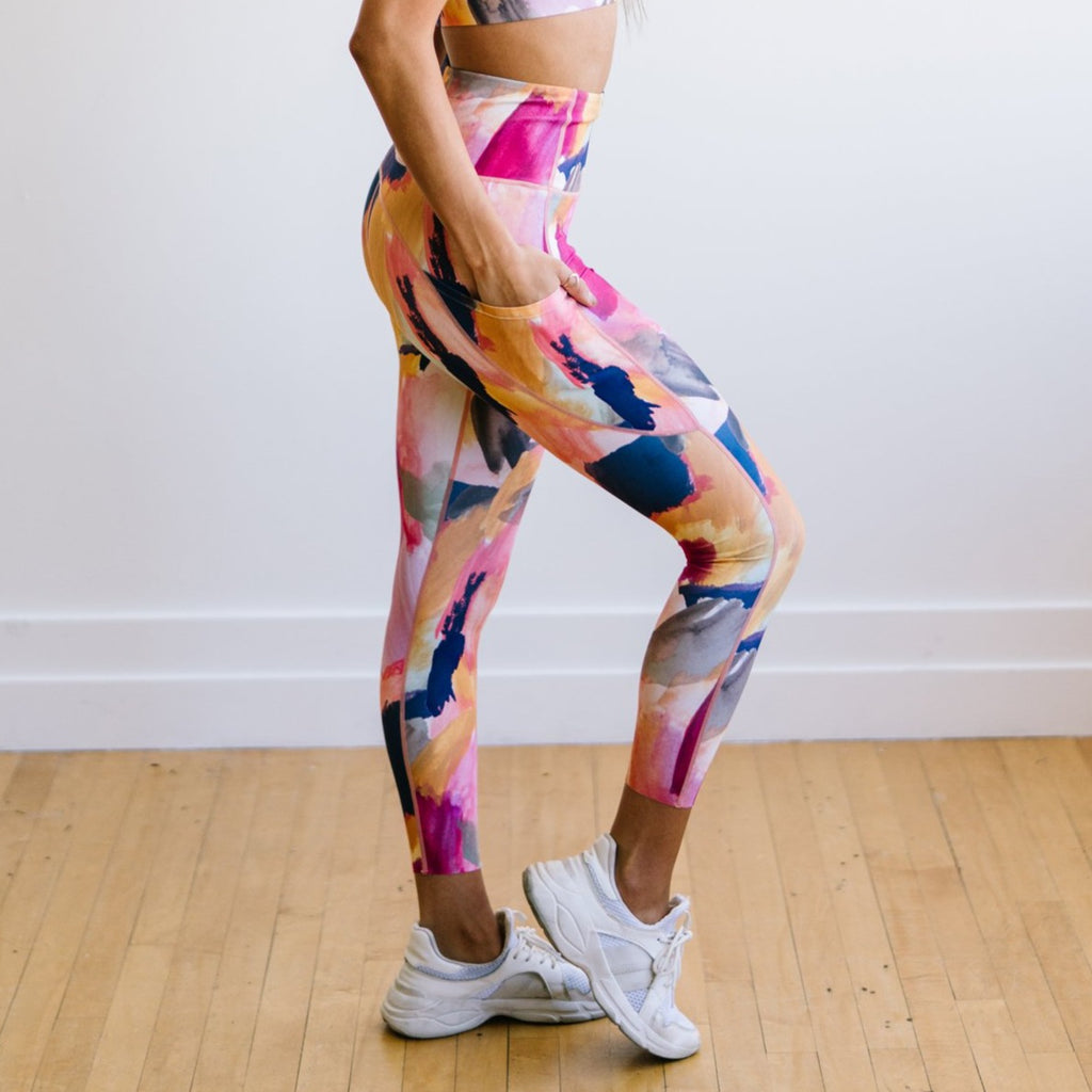 Wild Mosaic High-Waisted Leggings – MILESTONES™