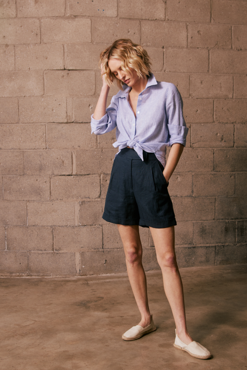 Classic Stripe Linen Shirt Palm Beach Shorts Navy.png__PID:e5947383-5989-4288-b04c-dd0aedbf4bca