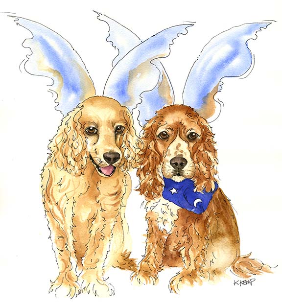 Dog Angels - Kathie Kemp Studio