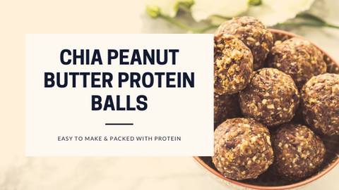 Recipe: Chia Peanut Butter Protein Balls