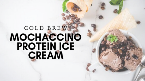 Cold brew mochaccino protein ice cream
