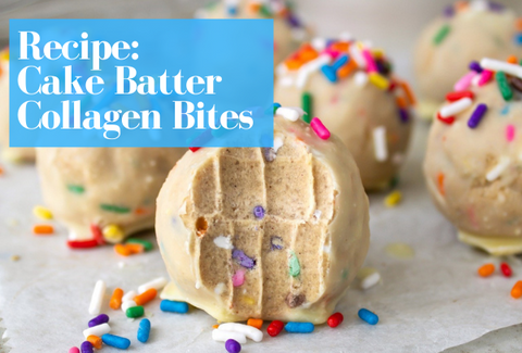 Recipe: Cake Batter Collagen Bites