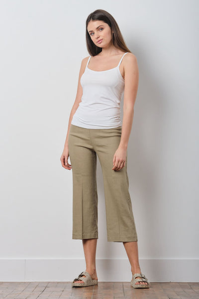 Jambes full-length linen pants – Montaigne Paris