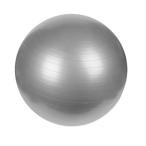 grey yoga ball