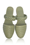 Sea Escape Slide Sandals in Olive Green
