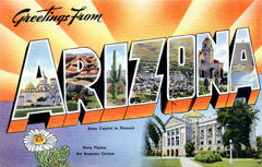 Greetings from Arizona Postcards