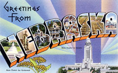 Greetings from Nebraska Postcards