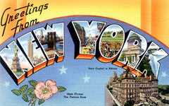 Greetings from New York Postcards