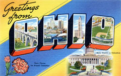 Greetings from Ohio Postcards