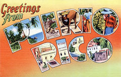 Greetings from Puerto Rico Postcards
