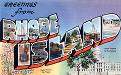 Greetings from Rhode Island Postcards