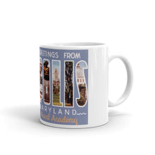 Greetings from Annapolis Maryland Unique Coffee Mug, Coffee Cup