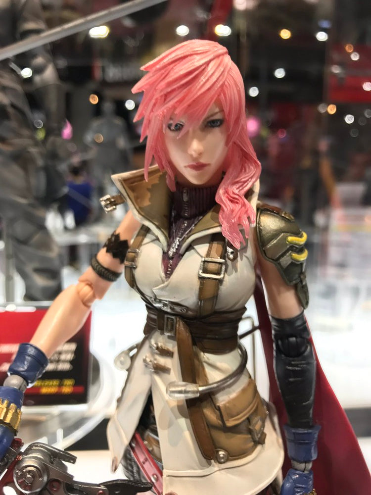 dissidia final fantasy play arts kai lightning