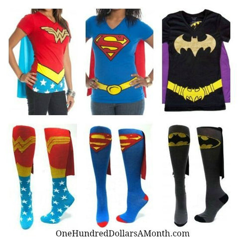 super hero socks