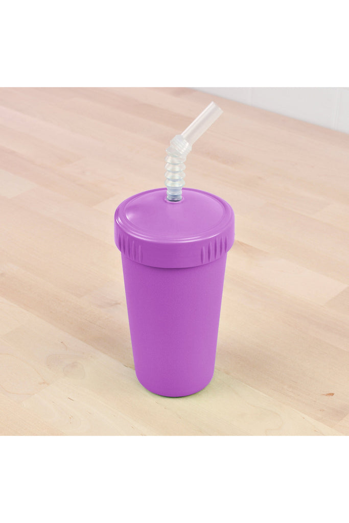 Re-Play Straw Cup with Reusable Straw - Purple