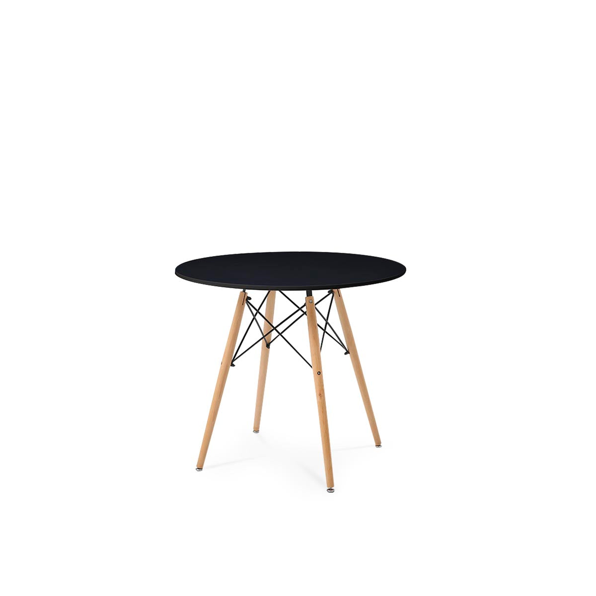 Comedor Munich con 4 sillas Oslo - Negro – Tugow