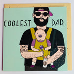 Lalaland - Coolest Dad Greeting Card