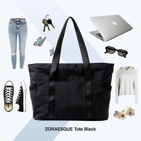 Zoraesque Tote Black - BAGSMART