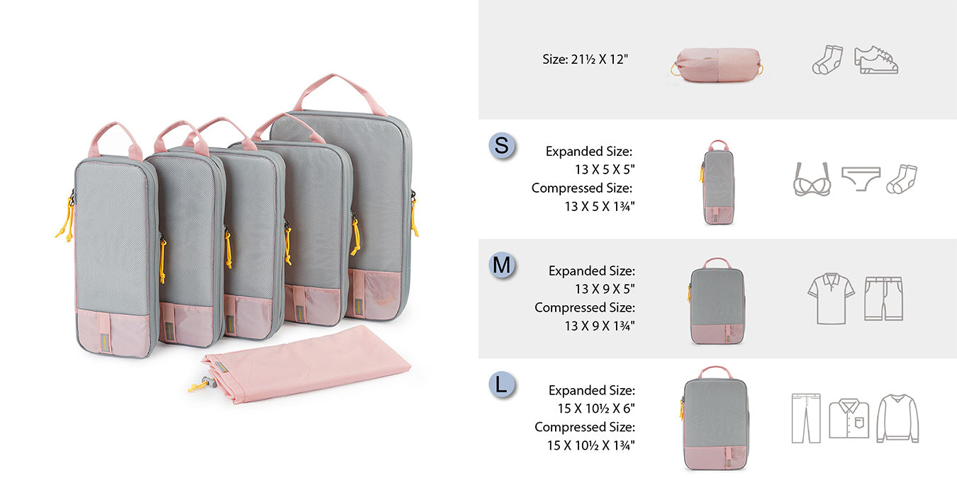 How to Choose the BAGSMART Best Compression Packing Cubes for Frequent Flyers