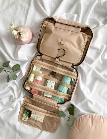 Organise your toiletry bag for summer travel