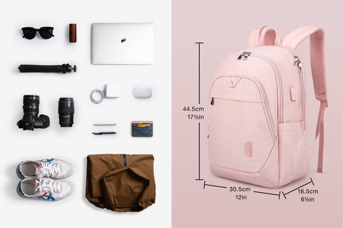 The Go-Anywhere Travel and Business Laptop Backpack - Bagsmart
