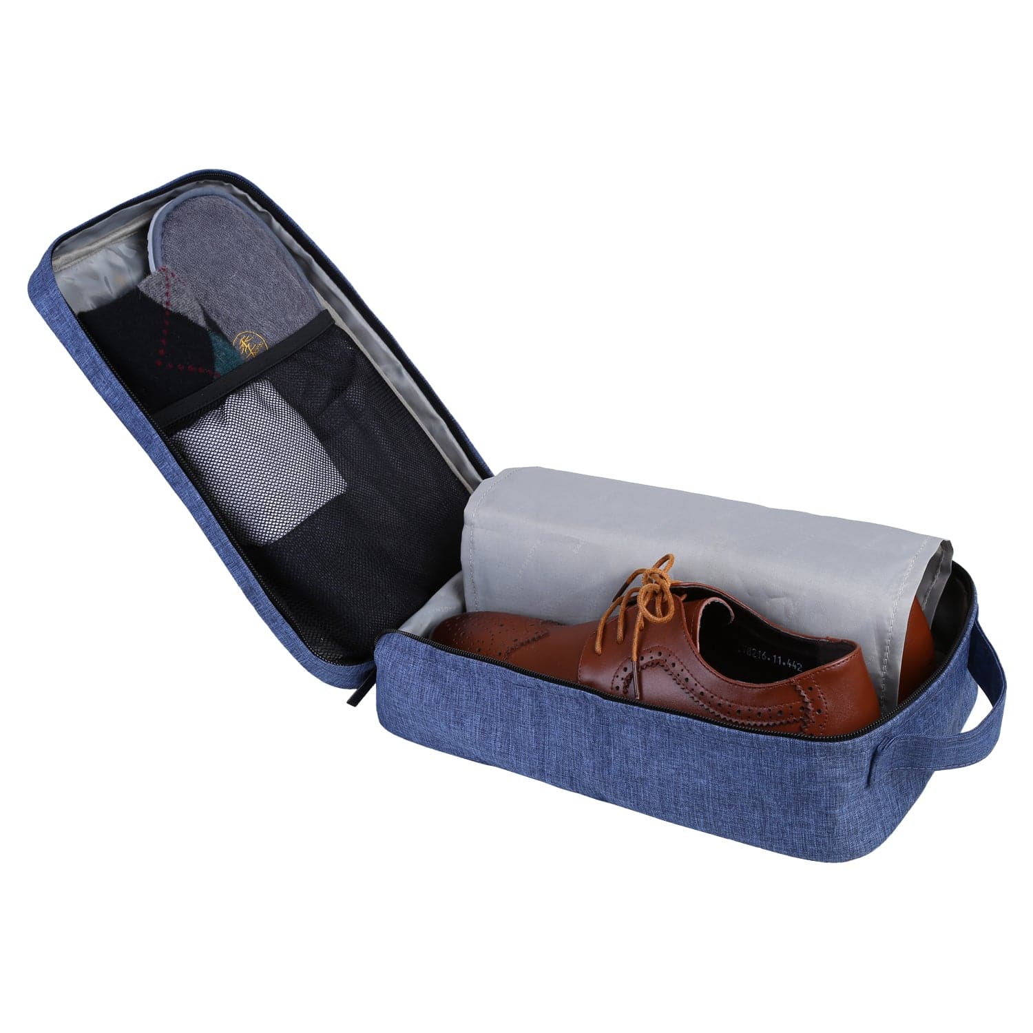 shoe bag with divider