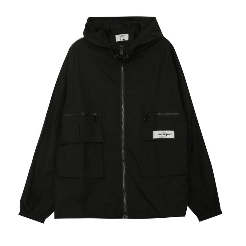 Utility Windbreaker black – Sixth June