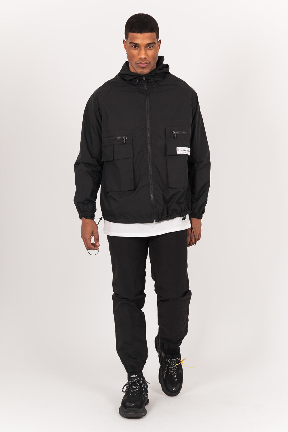 Utility Windbreaker black – Sixth June