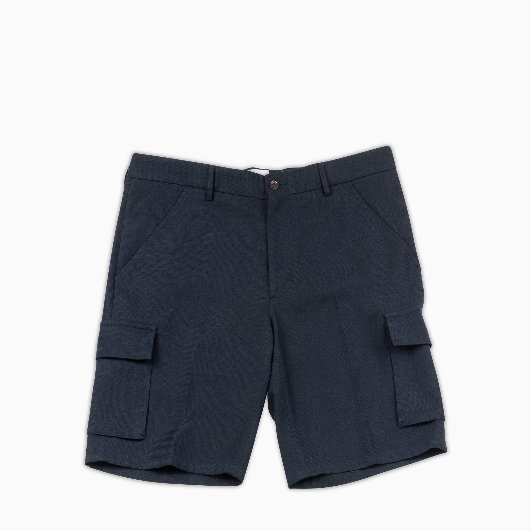 dark blue cargo shorts