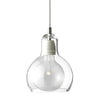 &Tradition Mega Bulb SR2 pendant lamp, clear/pvc cord