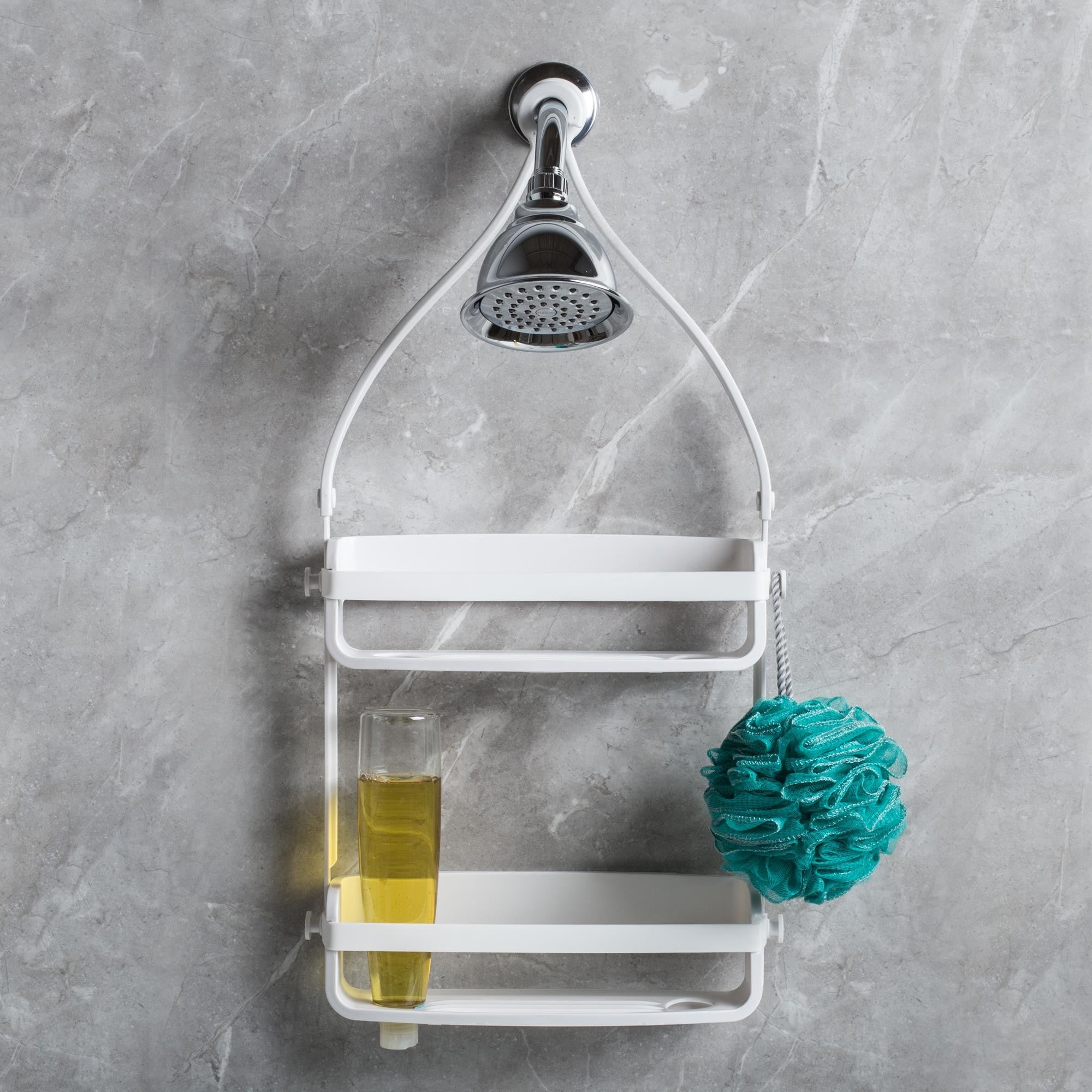 umbra grey flex shower caddy