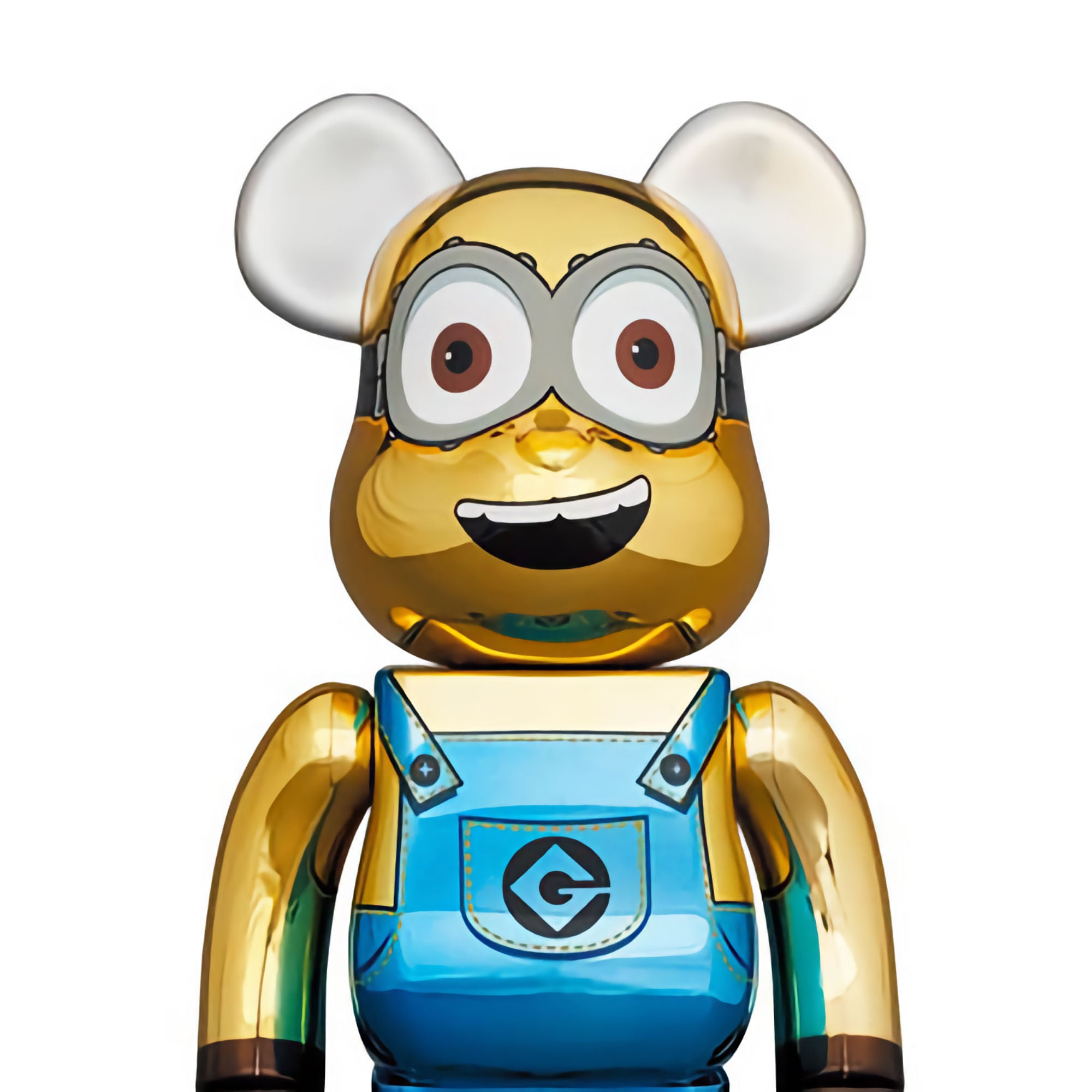 BE@RBRICK Dave Minion Chrome Ver. 1000%