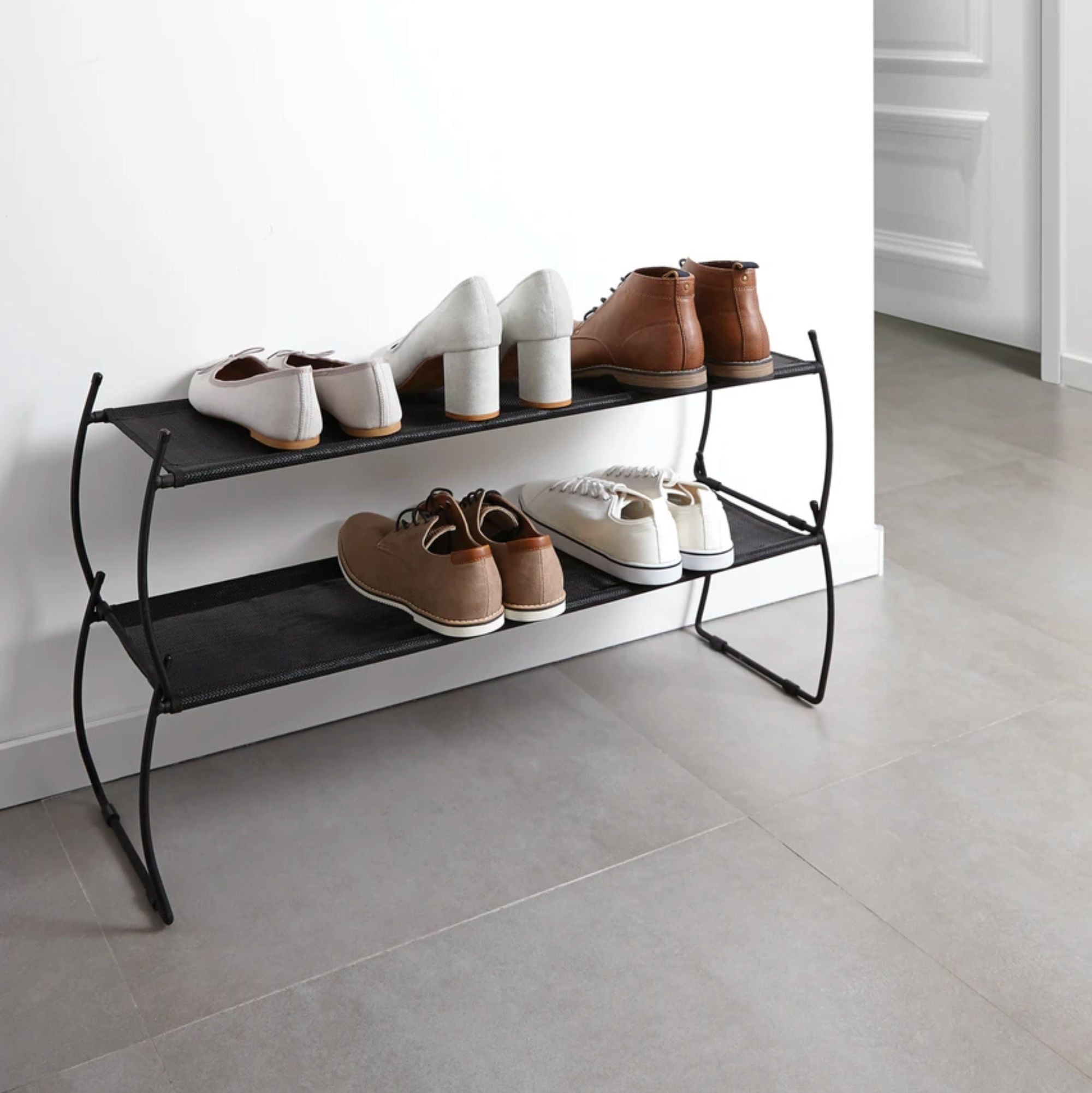 floor shoe rack